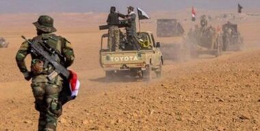 العراق: قوات الحشد الشعبي تدك مفرزة لعناصر داعش الارهابي غرب الأنبار